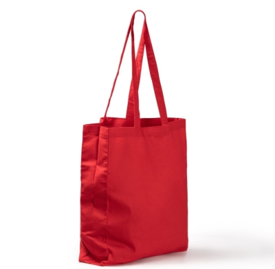 Cotton Bag with a Sewn-in Bottom and Side Panels for Printing
